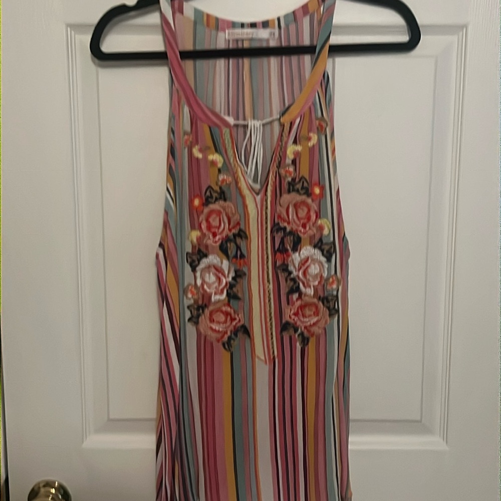 Colorful floral tank